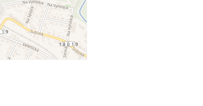 Na Příčce v obci Plzeň - mapa ulice