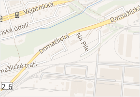 Na Stráních v obci Plzeň - mapa ulice