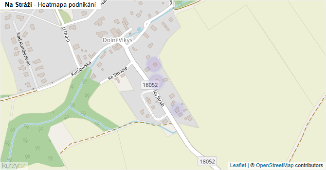 Na Stráži - mapa podnikání