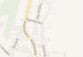 Na Vršku v obci Plzeň - mapa ulice