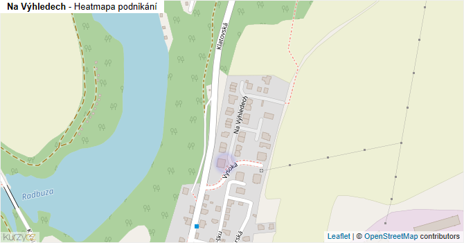 Na Výhledech - mapa podnikání