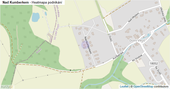Nad Kumberkem - mapa podnikání