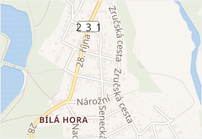 Nad Řekou v obci Plzeň - mapa ulice