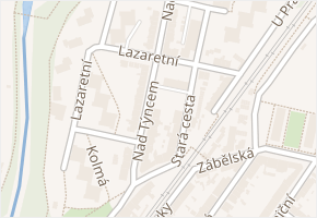 Nad Týncem v obci Plzeň - mapa ulice