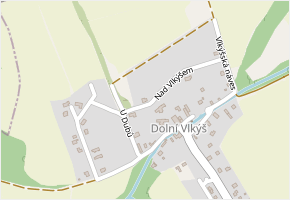Nad Vlkýšem v obci Plzeň - mapa ulice