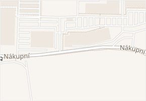 Nákupní v obci Plzeň - mapa ulice