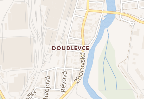 Nebílovská v obci Plzeň - mapa ulice