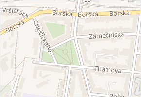 Němejcova v obci Plzeň - mapa ulice