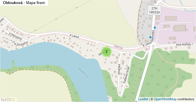 Oblouková - mapa firem