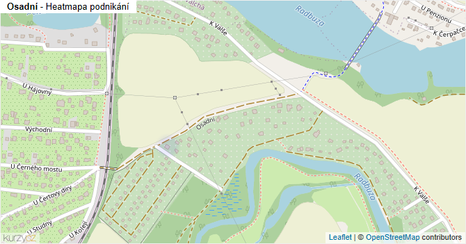 Osadní - mapa podnikání