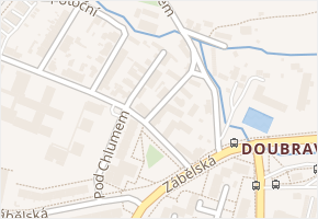 Pod Chlumem v obci Plzeň - mapa ulice