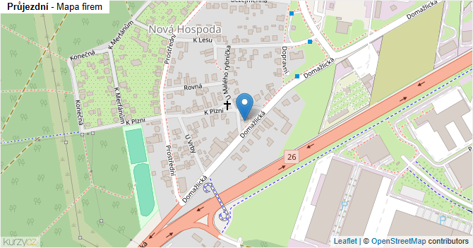 Průjezdní - mapa firem