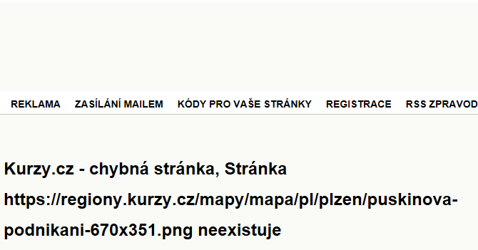 Puškinova - mapa podnikání