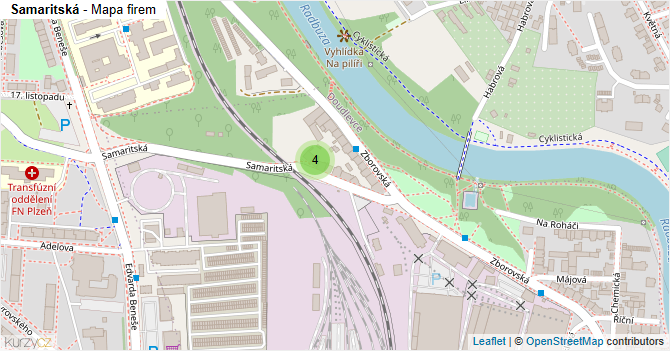 Samaritská - mapa firem