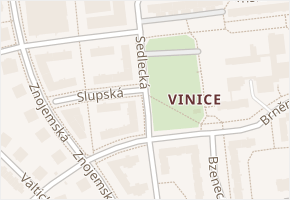 Sedlecká v obci Plzeň - mapa ulice