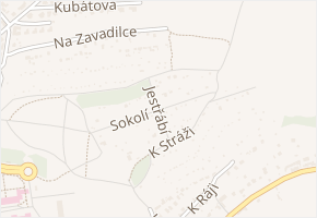 Sokolí v obci Plzeň - mapa ulice