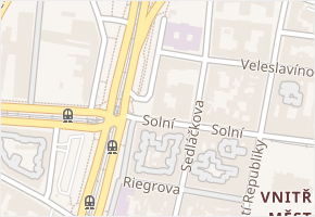 Solní v obci Plzeň - mapa ulice