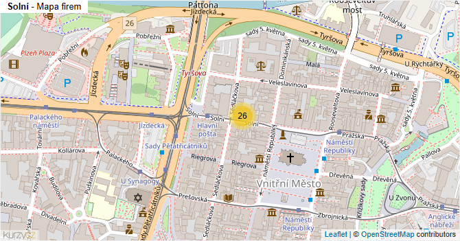 Solní - mapa firem