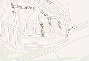Souběžná v obci Plzeň - mapa ulice