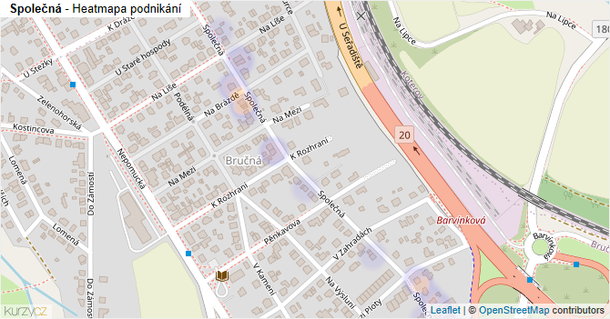 Společná - mapa podnikání