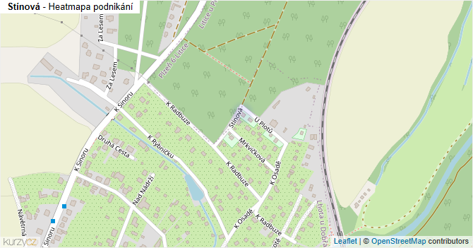 Stínová - mapa podnikání