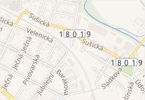Strmá v obci Plzeň - mapa ulice