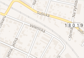 Sušická v obci Plzeň - mapa ulice