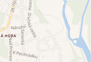 Travnatá v obci Plzeň - mapa ulice