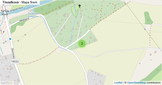 Třezalková - mapa firem
