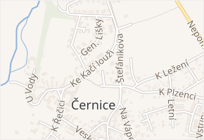 Tulipánová v obci Plzeň - mapa ulice