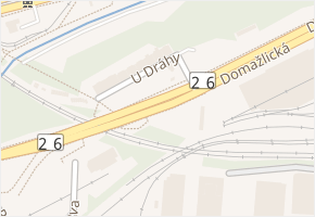 U Dráhy v obci Plzeň - mapa ulice