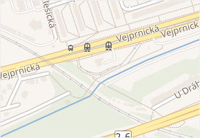 U Kolejí v obci Plzeň - mapa ulice