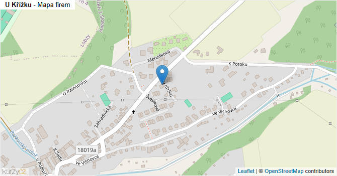 U Křížku - mapa firem
