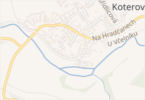 U Krytu v obci Plzeň - mapa ulice