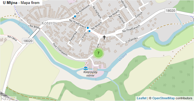U Mlýna - mapa firem