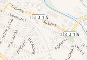 U Pošty v obci Plzeň - mapa ulice