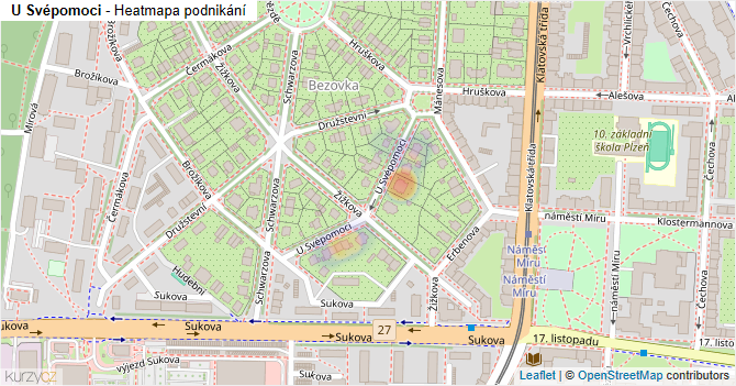U Svépomoci - mapa podnikání