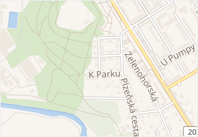 Úhlavská v obci Plzeň - mapa ulice