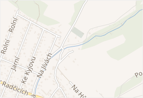 V Břízkách v obci Plzeň - mapa ulice