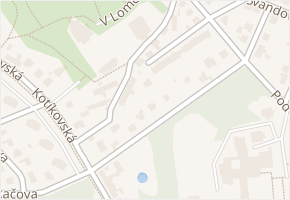 V Lomech v obci Plzeň - mapa ulice
