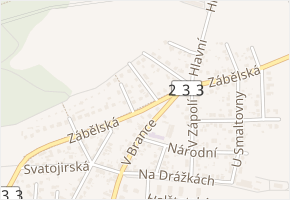 V Lomečku v obci Plzeň - mapa ulice