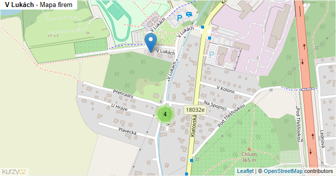 V Lukách - mapa firem