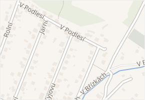 V Podlesí v obci Plzeň - mapa ulice
