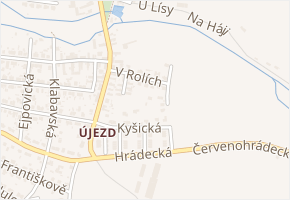 V Rolích v obci Plzeň - mapa ulice