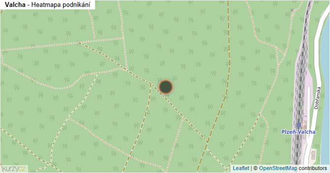 Valcha - mapa podnikání