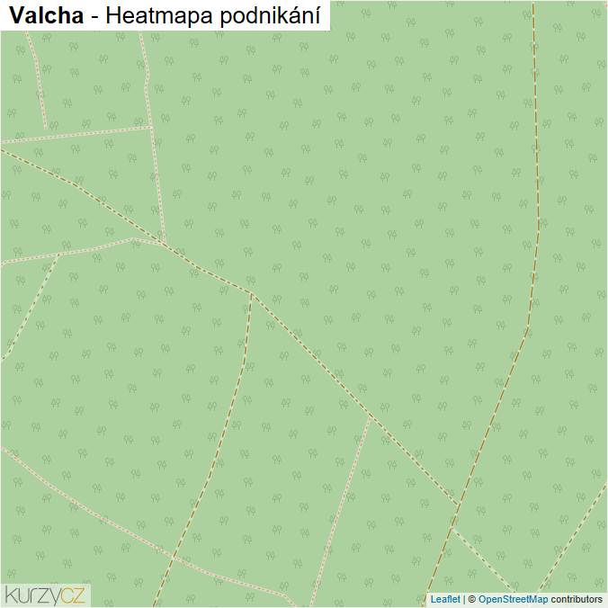 Mapa Valcha - Firmy v části obce.
