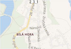 Vančurova v obci Plzeň - mapa ulice