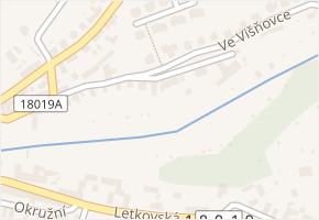 Ve Višňovce v obci Plzeň - mapa ulice