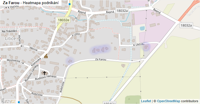 Za Farou - mapa podnikání