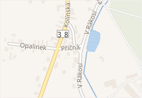 Příčná v obci Pňov-Předhradí - mapa ulice
